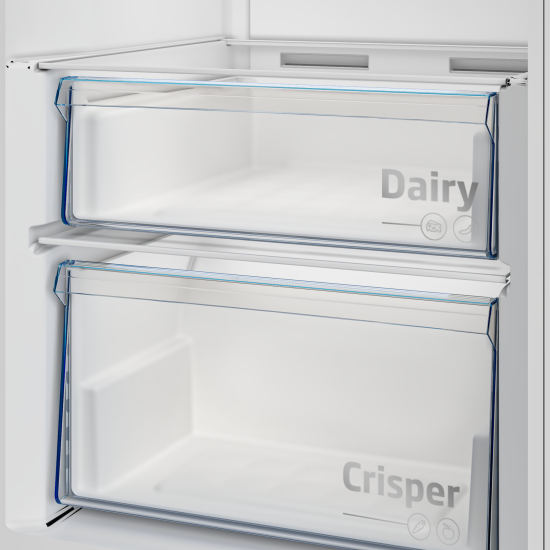 Beko B1RMLNE444W No Frost egyajtós hűtőszekrény, 365L, 59.7x70.9x186.5 cm