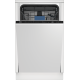 Beko BDIS38040Q teljesen beépíthető mosogatógép, 3 kosár,automatikus ajtónyitás, 44.8x55x81.8 cm