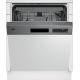Beko BDSN28530X kezelőpaneles beépíhető mosogatógép, 15 teríték, automatikus ajtónyitás, 3 kosár,59.8x57x81.8 cm, ujjlenyomatmentes inox szín 