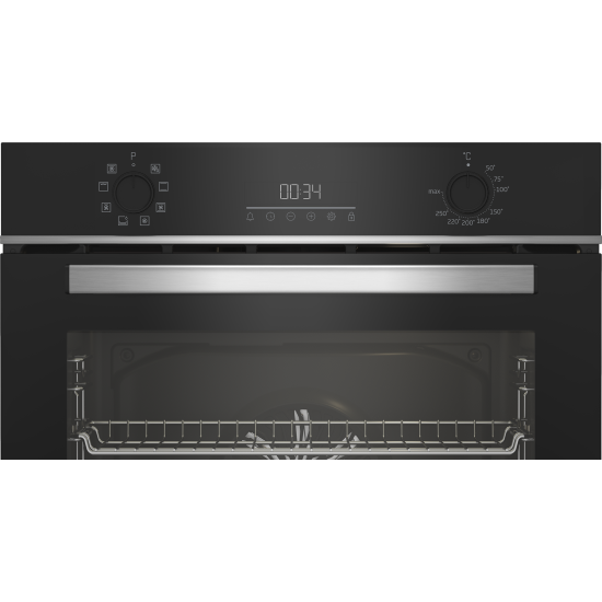 Beko BBIM13300XD beépíthető sütő, 72L, 59.4x56.7x59.5 cm, fekete/inox szín 
