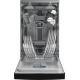 Beko BDFS26120XQ mosogatógép, 11 teríték, 3 kosár, 44.8x60x85 cm, acélszürke szín 