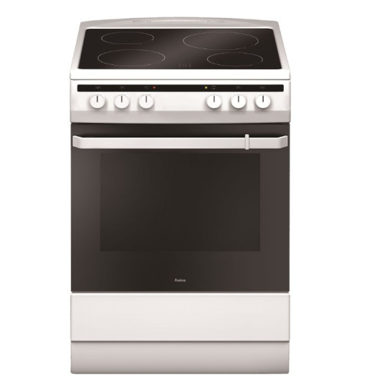 Amica 54034 kerámialapos tűzhely, 62L, 60x60x85 cm