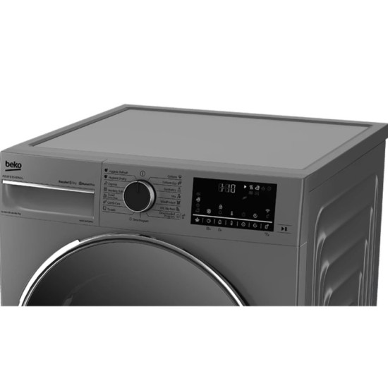 Beko AWZB 9HPS professzionális hőszivattyús szárítógép, 9 kg, inverter motor, 59.5x65.6x84.9 cm, ezüst szín 
