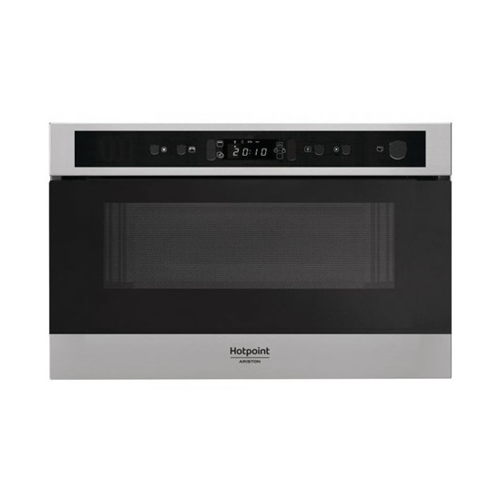 Ariston MN 512 IX /HA beépíthető mikrohullámú sütő, 750W, 22L, 59.5x32x38.2 cm, inox 