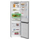Beko B3RCNA364HXB1 No Frost alulfagyasztós kombinált hűtőszekrény, 210/106L, 59.5x66.3x186.5 cm, csiszolt ezüst szín 