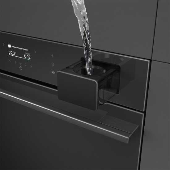 Hisense BAS614P8B beépíthető sütő, 77L, Wifi, pirolitikus tisztítás, 59.5x56.4x59.5 cm, fekete szín 