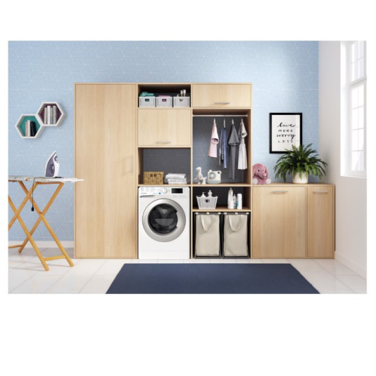 Indesit BDE 86436 WSV EE mosó-szárítógép, 8/6 kg, inverter motor, gőz, 59.5x54x85 cm 