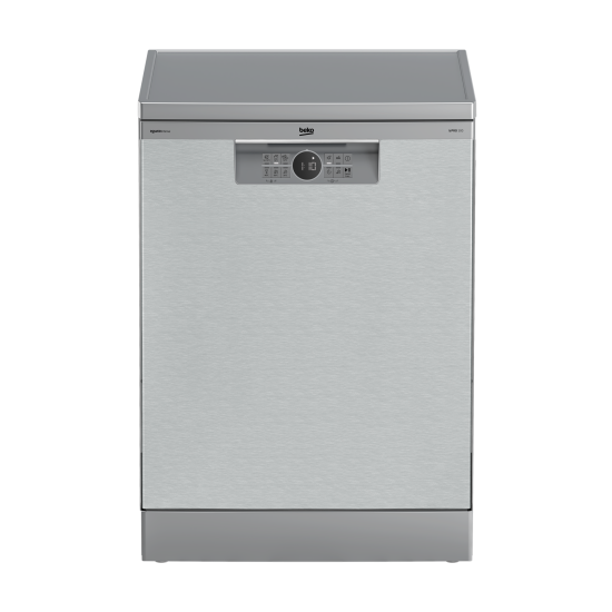 Beko BDFN26540XP mosogatógép, 15 teríték, 3 kosár, automatikus ajtónyitás, 59.8x60x85 cm, acélszürke szín 