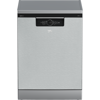 Beko BDFN36560XWP mosogatógép, 15 teríték, 3 kosár, automatikus ajtónyitás, Wifi, 59.8x60x85 cm, acélszürke szín