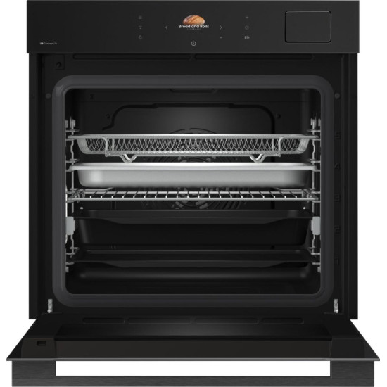 Hisense BFS615S8B beépíthető sütő, 77L, Wifi, 59.5x56.4x59.5 cm, fekete szín 