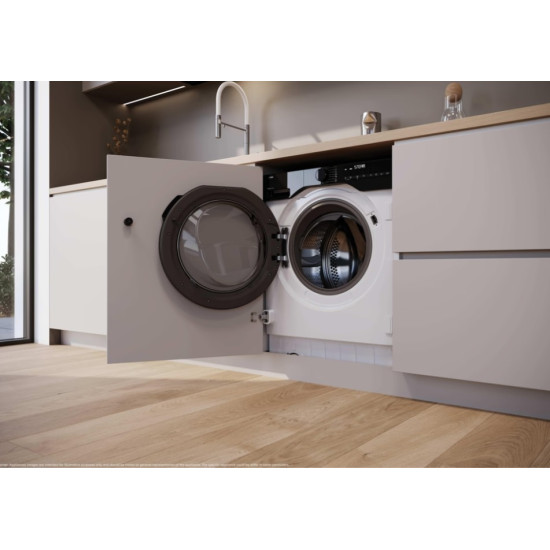 Haier BHA6S69M6DB9J-S beépíthető elöltöltős mosógép, 9 kg, inverter motor, Wifi, gőz, 60x52.5x82 cm