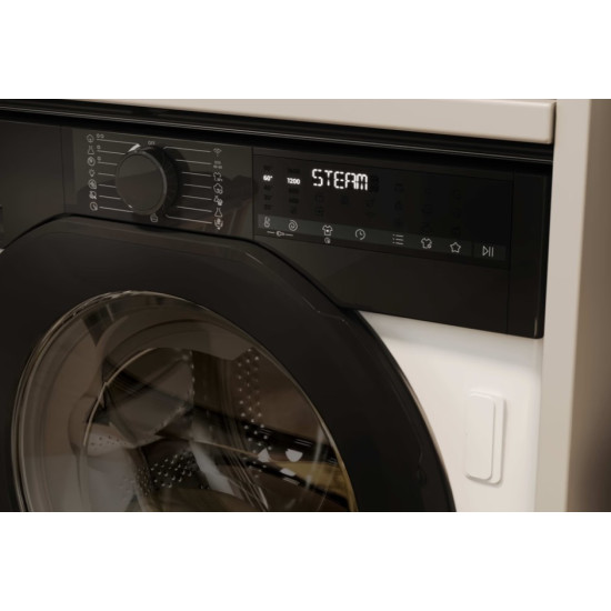 Haier BHA6S69M6DB9J-S beépíthető elöltöltős mosógép, 9 kg, inverter motor, Wifi, gőz, 60x52.5x82 cm