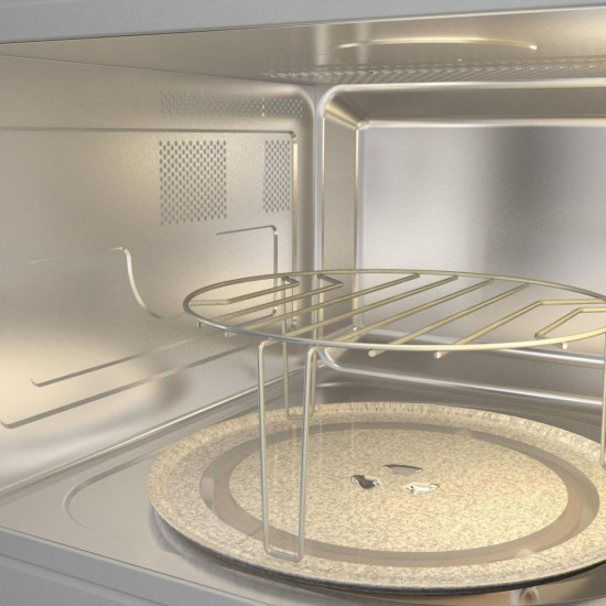 Hisense BIM325GI63DBG beépíthető mikróhullámú sütő, 900W, 25L, 59.5x39.6x38.6 cm, fekete szín 