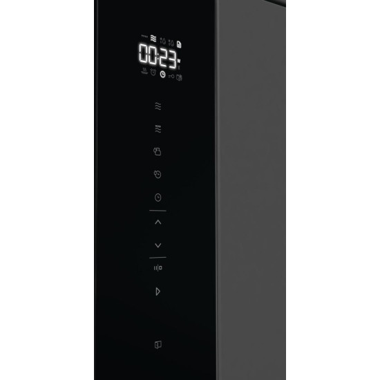 Hisense BIM325GI63DBG beépíthető mikróhullámú sütő, 900W, 25L, 59.5x39.6x38.6 cm, fekete szín 