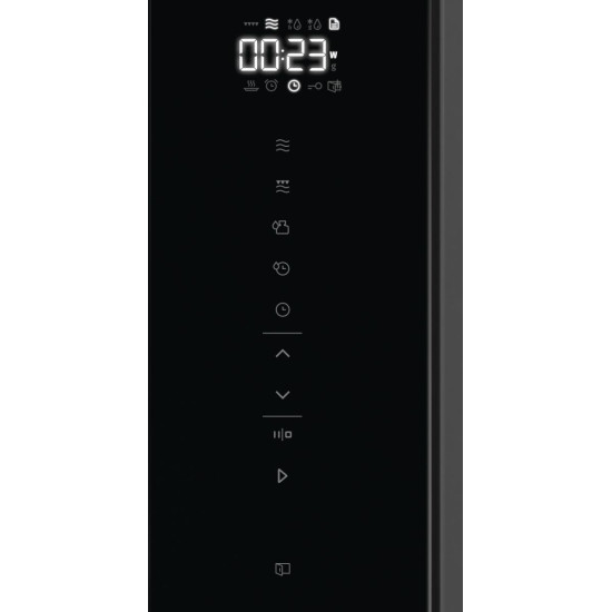 Hisense BIM325GI63DBG beépíthető mikróhullámú sütő, 900W, 25L, 59.5x39.6x38.6 cm, fekete szín 