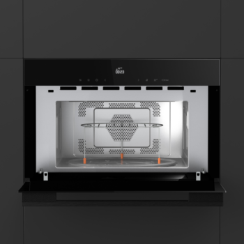 Hisense BIM334G64DBG8 beépíthető mikrohullámú sütő, 900W, 34L, 59.4x45.6x38.2 cm, fekete szín 