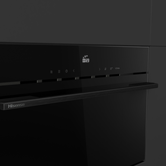 Hisense BIM334G64DBG8 beépíthető mikrohullámú sütő, 900W, 34L, 59.4x45.6x38.2 cm, fekete szín 