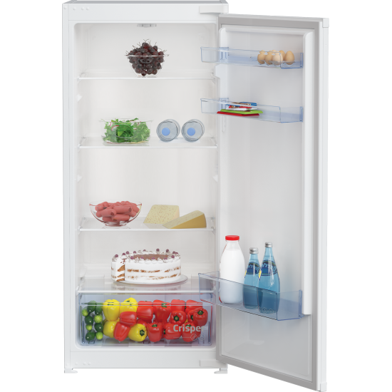 Beko BLSA210M4SN beépíthető egyajtós hűtőszekrény, 198L, 54x54.5x121.5 cm 