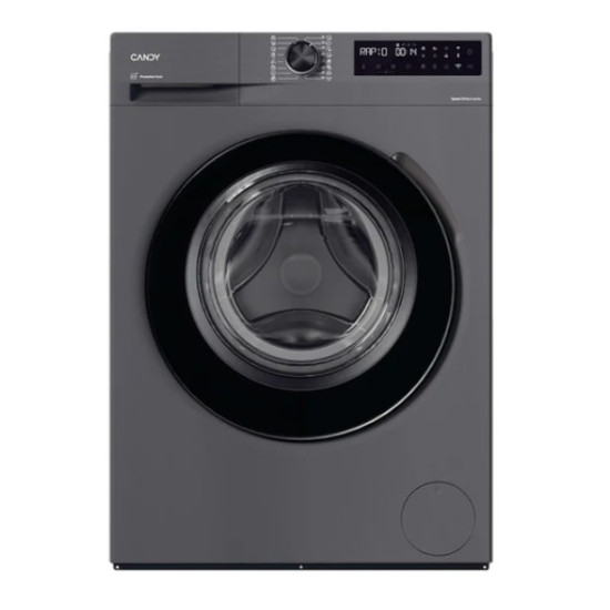 Candy BR 26SSB6G-S elöltöltős mosógép, 6 kg, gőz, Wifi, inverter motor, 59.5x42x85 cm, antracit szín 
