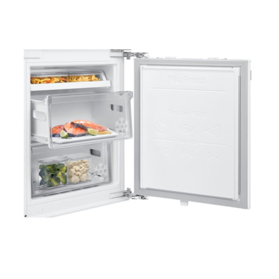 Samsung BRB80F30AEF0EO No Frost beépíthető alulfagyasztós kombinált hűtőszekrény, Wifi, 224/74L,54x55x193.5 cm 