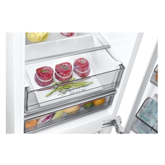 Samsung BRB80F30AEF0EO No Frost beépíthető alulfagyasztós kombinált hűtőszekrény, Wifi, 224/74L,54x55x193.5 cm 
