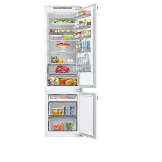 Samsung BRB80F30AEF0EO No Frost beépíthető alulfagyasztós kombinált hűtőszekrény, Wifi, 224/74L,54x55x193.5 cm 
