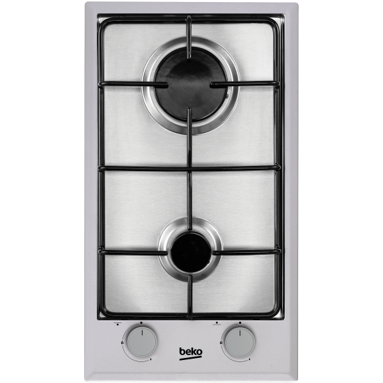 Beko HDCG 32220 SX beépíthető gáz főzőlap, 30x51x5.2 cm, inox szín 