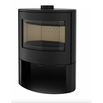 Nordflam Bolonia öntvény kandalló íves üveggel 10,5kW