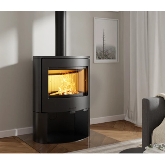 Nordflam Bolonia öntvény kandalló íves üveggel 10,5kW