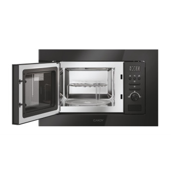 Candy CA20FMW7NB beépíthető mikrohullámú sütő, 20L, 59.5x34.35x38.8 cm, fekete szín