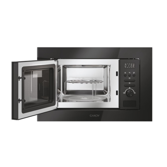 Candy CA20FMW7NB beépíthető mikrohullámú sütő, 20L, 59.5x34.35x38.8 cm, fekete szín