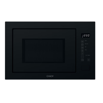 Candy CA38FL7N25WXB beépíthető mikrohullámú sütő, grill, 25 liter, 59.5x36.75x38.5 cm, fekete szín