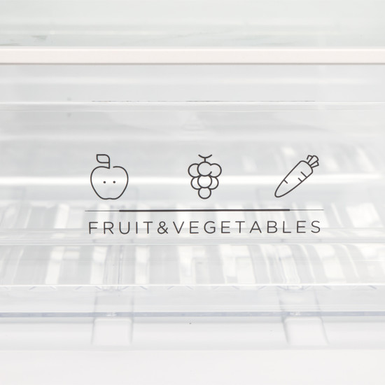 Vivax CF-174ELF S alulfagyasztós kombinált hűtőszekrény, 115/59L, 47x51.1x150 cm, ezüst szín 