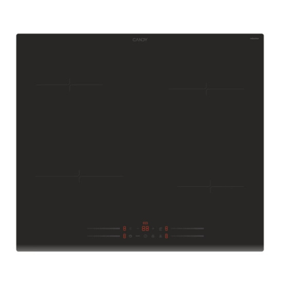 Candy CI642MCBB beépíthető indukciós kerámialap, Multislider vezérlés, 59x52x5.8 cm, fekete szín