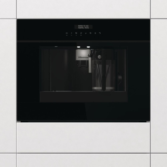 Hisense CM4340DBG beépíthető kávéfőző, 59.5x40.5x45.5 cm, fekete szín 