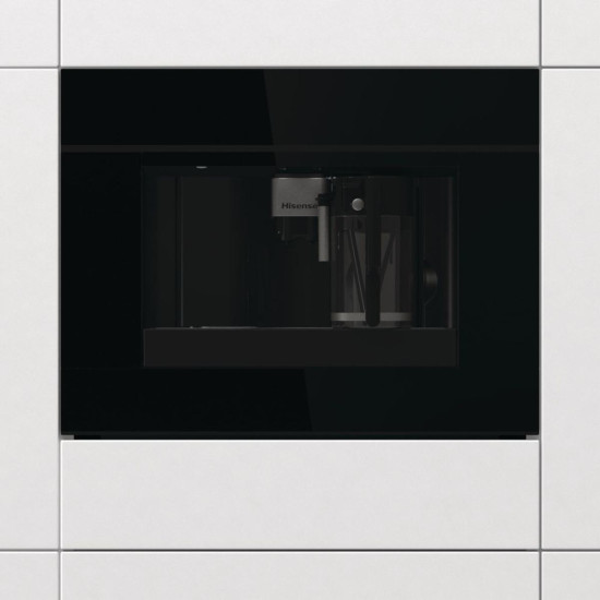 Hisense CM4340DBG beépíthető kávéfőző, 59.5x40.5x45.5 cm, fekete szín 