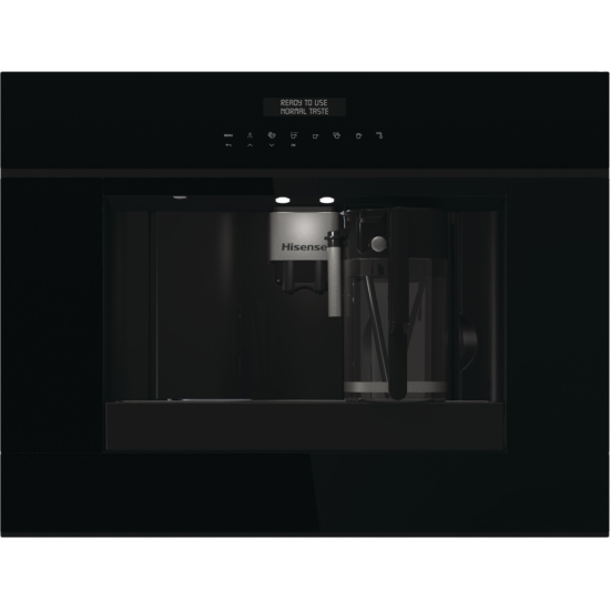 Hisense CM4340DBG beépíthető kávéfőző, 59.5x40.5x45.5 cm, fekete szín 