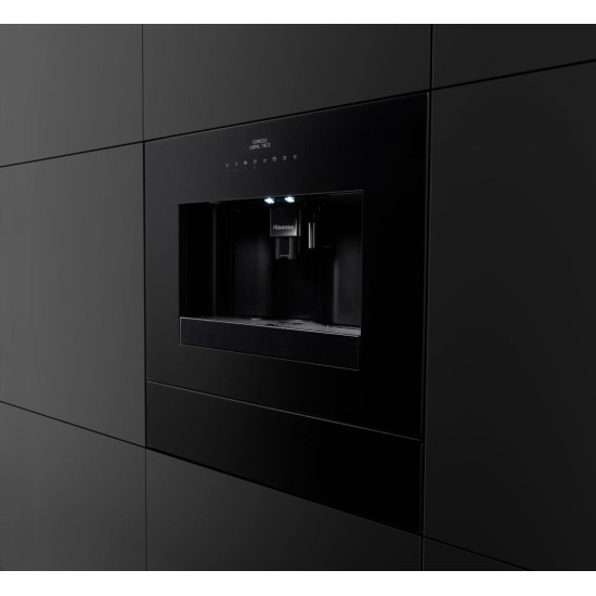 Hisense CM4340DBG beépíthető kávéfőző, 59.5x40.5x45.5 cm, fekete szín 