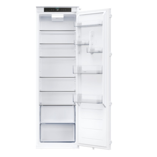 Candy CML5518EVWL beépíthető egyajtós hűtőszekrény, Wifi, 315L, 54x55x177.2 cm