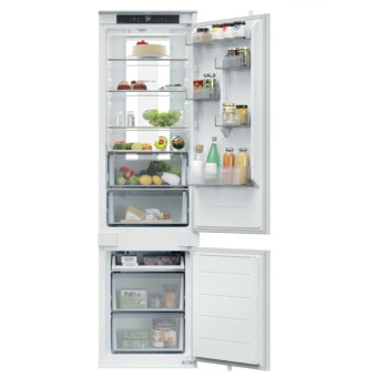 Candy CNBQT5519DW No Frost beépíthető alulfagyasztós kombinált hűtőszekrény, 211/73L, Wifi, 54x55x193.5 cm 