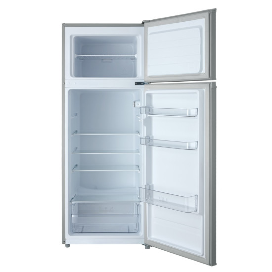 Comfee RCT284DS2 felülfagyasztós kombinált hűtőszekrény, 163/41L,55x55x143 cm, ezüst szín