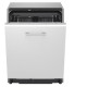 LG DB273TX teljesen beépíthető mosogatógép, 14 teríték, inverter motor, 3 kosár, automatikus ajtónyitás, 59.8x55.4x81.5 cm