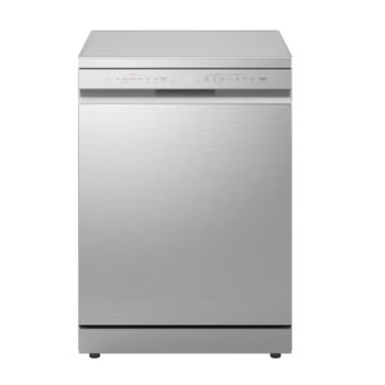 LG DF273FVS mosogatógép, 14 teríték, inverter motor, automatikus ajtónyitás, Wifi, 60x60x85 cm, hamvas ezüst szín 