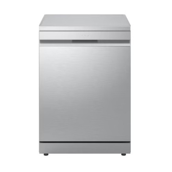 LG DF375HVS mosogatógép, 14 teríték, inverter motor, 3 kosár, automatikus ajtónyitás, 60x60x85 cm, hamvas ezüst szín 