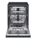 LG DF587HMS mosogatógép, 14 teríték, inverter motor, 3 kosár, automatikus ajtónyitás, 60x60x85 cm, matt fekete szín 