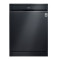 LG DF587HMS mosogatógép, 14 teríték, inverter motor, 3 kosár, automatikus ajtónyitás, 60x60x85 cm, matt fekete szín 