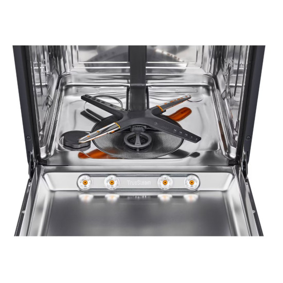 LG DF587HMS mosogatógép, 14 teríték, inverter motor, 3 kosár, automatikus ajtónyitás, 60x60x85 cm, matt fekete szín 