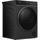 Hisense DH5I104BBAB hőszivattyús szárítógép, 10 kg, Wifi, gőz, inverter motor, 59.5x64x84.5 cm, fekete szín 