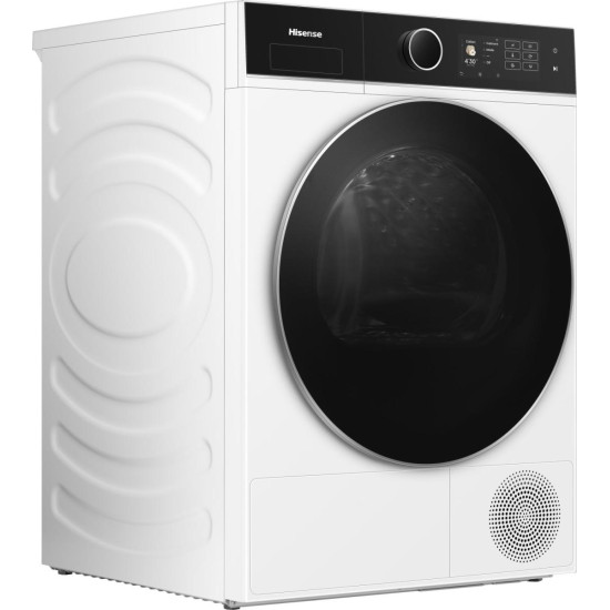 Hisense DH5I104BWAB hőszivattyús szárítógép, 10 kg, Wifi, gőz, inverter motor, 59.5x64x84.5 cm 