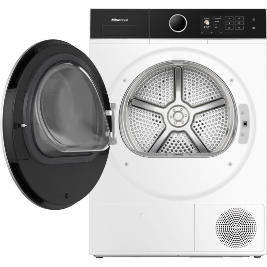 Hisense DH5I104BWAB hőszivattyús szárítógép, 10 kg, Wifi, gőz, inverter motor, 59.5x64x84.5 cm 